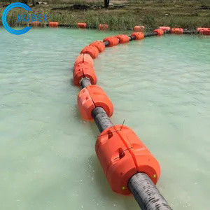 Dock nổi ống nhựa PVC Đường ống nổi HICL Dredger Nhà máy đóng tàu nổi để nạo vét ống cao su