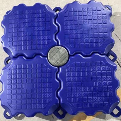 Pontoon PE mô-đun màu xanh đa năng cho các bến tàu tùy chỉnh