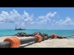 DN315 HDPE Pipe Floats với PE Hull và High Density PU Foam Fill Inside