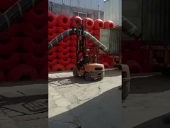 Máy nổi ống HDPE màu cam hoặc vàng có độ linh hoạt tốt Kháng lão hóa > 150N