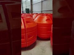 Phao ống HDPE hình trụ mạ kẽm nhúng nóng, chống ăn mòn cho ứng dụng hàng hải