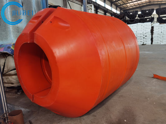 Marine Pontons Phao ống phao Đường ống nạo vét màu cam hỗ trợ 4-6 inch