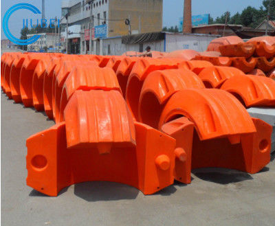 Marine Pontons Phao ống phao Đường ống nạo vét màu cam hỗ trợ 4-6 inch