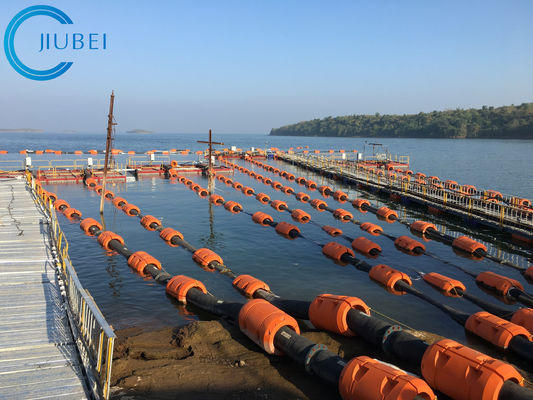 Phao phao Polyetylen Chống mài mòn Ống nạo vét ống nhựa Phao Marine