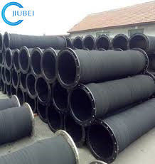 Vòi dầu tàu ngầm Ống hút nạo vét bọc thép cao su chịu nhiên liệu linh hoạt 6 "8"