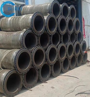 High Flexible Dredging Rubber Hose 50 ft Length For Sand And Mining Tailings Discharging (Hệ ống cao su linh hoạt để tháo lỏng)