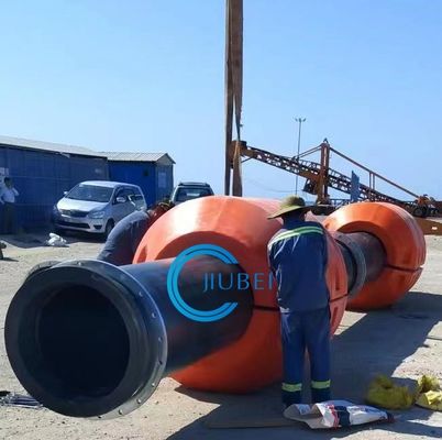 Các ống HDPE nổi màu cam hoặc vàng tùy chỉnh với cài đặt thép kẽm nóng