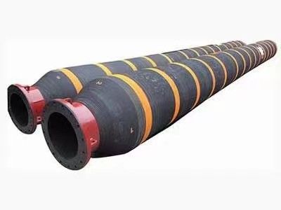 Bơm máy đào tự nổi cao su chống mài với sườn