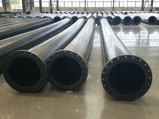 Đường ống bùn UHMWPE liên kết với sườn siêu cứng để tháo lũng