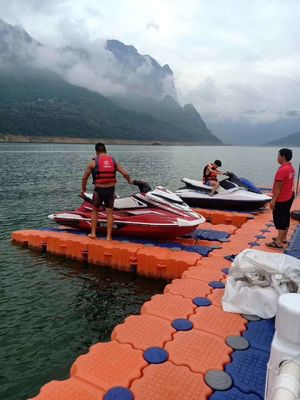 Dễ cài đặt Pe nổi Pontoon bền với bề mặt không trượt
