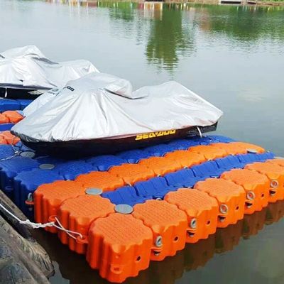 Pontoon nhựa hình chữ nhật màu đen ổn định, bảo trì thấp