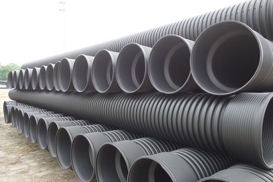 DN200-800mm Dredging HDPE pipe Double Walls Bellows