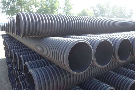 DN200-800mm Dredging HDPE pipe Double Walls Bellows