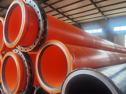 Tiêu chuẩn sản xuất ISO4427 Dredging HDPE Pipes Durability And Wear Accessories And Washers