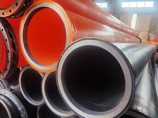 Tiêu chuẩn sản xuất ISO4427 Dredging HDPE Pipes Durability And Wear Accessories And Washers
