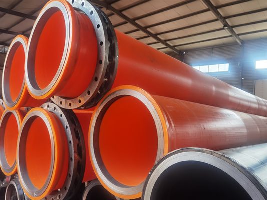 Đường ống HDPE nhẹ và chống ăn mòn hóa học chống ăn mòn để vận chuyển dễ dàng