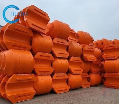 DN315 HDPE Pipe Floats với PE Hull và High Density PU Foam Fill Inside
