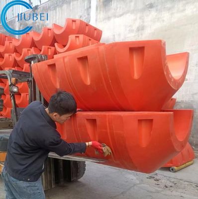 Máy nổi ống HDPE màu cam hoặc vàng có độ linh hoạt tốt Kháng lão hóa > 150N